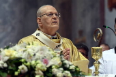 Easter Sunday Mass in Esztergom, Hungary