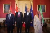 French Foreign Minister Barrot meets counterparts from Egypt, Jordan, and Saudi Arabia