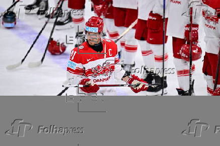2025 IIHF Ice Hockey World Championship semi-finals - Switzerland vs Denmark
