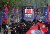 Champions League - Paris St Germain Victory Parade