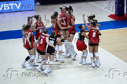 FIVB Volleyball Women's Nations League - Belgium vs Thailand
