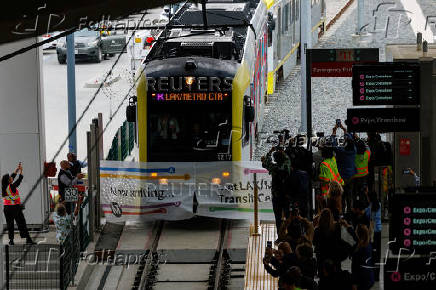 Los Angeles celebrates the opening of the LAX/Metro Transit Center Station