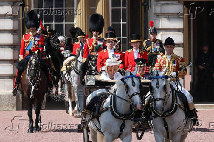 Trooping the Colour parade to honour Britain's King Charles on his official birthday in London
