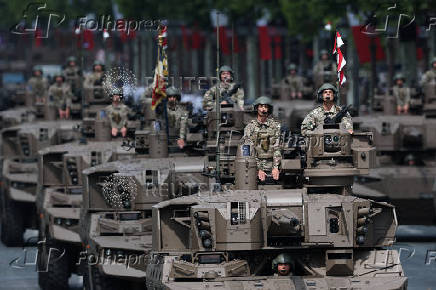 Annual Bastille Day celebrations in Paris