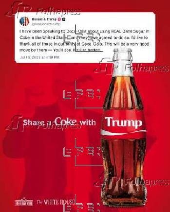 Trump anuncia que Coca-Cola ha aceptado usar azúcar de caña real en EE.UU.