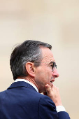 Weekly cabinet meeting at the Elysee Palace in Paris