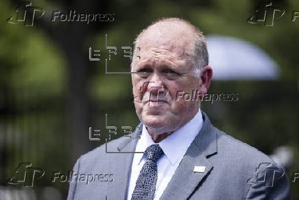 ICE Director Homan speaks to reporters outside White House