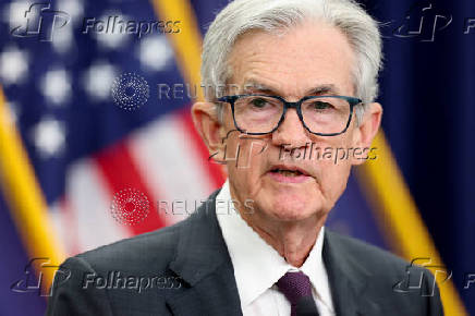 U.S. Federal Reserve Chair Jerome Powell holds a press conference, in Washington