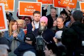 New Democratic Party (NDP) leader Jagmeet Singh visits Winnipeg