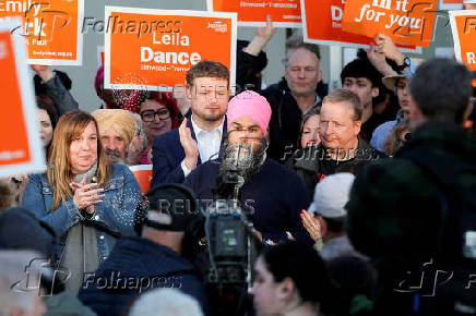 New Democratic Party (NDP) leader Jagmeet Singh visits Winnipeg