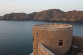 A view shows Al Mirani Fort, in Muscat
