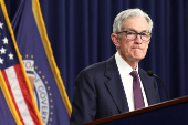 Federal Reserve Chair Jerome Powell speaks at a press conference in Washington