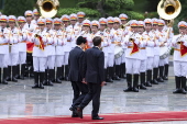 French President Emmanuel Macron visits Vietnam