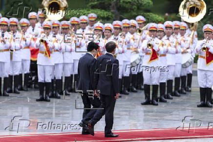 French President Emmanuel Macron visits Vietnam