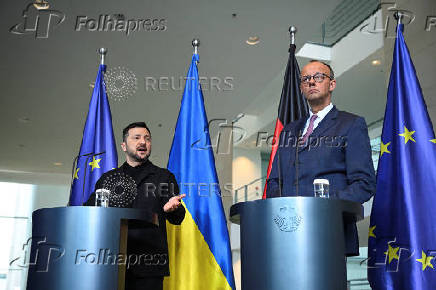 Ukraine's President Zelenskiy visits Germany