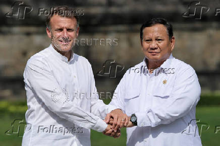 French President Macron visits Indonesia