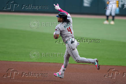 MLB: Arizona Diamondbacks at Atlanta Braves