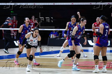 FIVB Volleyball Women's Nations League - Belgium vs Thailand