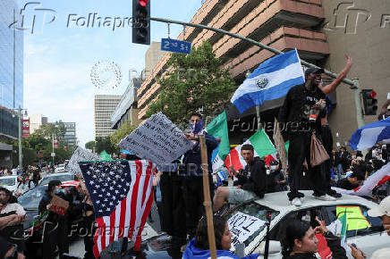 No Kings Day protests, in Los Angeles