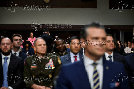 Pentagon leaders appear before Senate Armed Services Committee