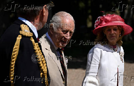 Britain's King Charles visits Walmer Castle