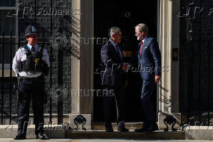 British Prime Minister Starmer meets Czech Prime Minister Fiala, in London