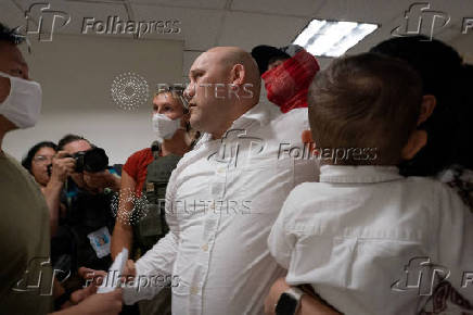 Scenes at U.S. immigration court in Manhattan, New York City