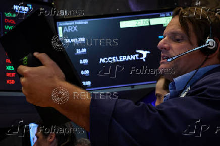 Insurance marketplace Accelerant holds IPO at the NYSE in New York