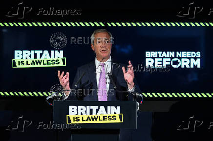 Britain's Reform UK Party press conference in London