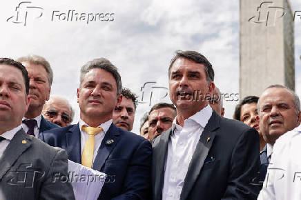 Coletiva de imprensa do PL sobre anistia