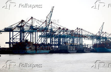 Container Terminal in Bremerhaven