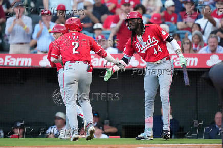 MLB: Cincinnati Reds at Los Angeles Angels