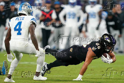 NFL: Detroit Lions at Baltimore Ravens