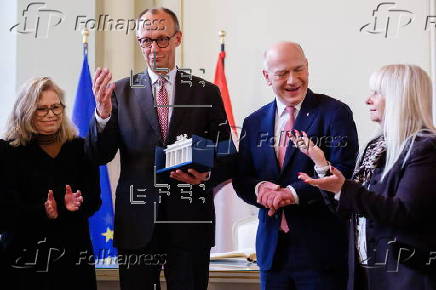 German Chancellor Merz meets Governing Mayor of Berlin Kai Wegner