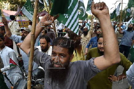 PMML party protest following India's missile strikes in Pakistan