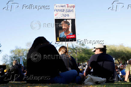 Rally calling for the release of all hostages as Israel marks 600 days since they were kidnapped