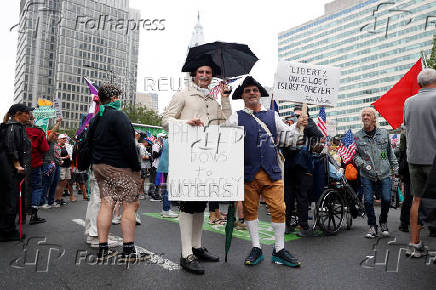 People participate in the