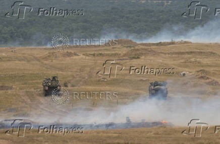 'Saber Guardian 2025' military exercise at the Zero Point military training range