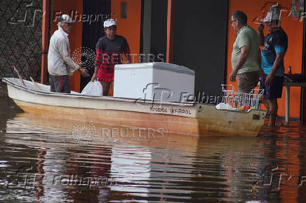 Heavy rains in Puerto Carreno