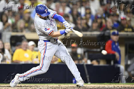MLB: Texas Rangers at San Diego Padres