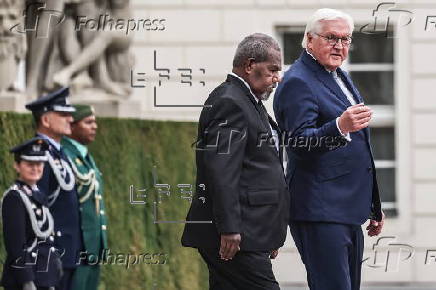 Papua New Guinea's Governor General Bob Dadae visits Berlin