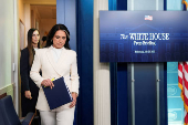 White House Press Secretary Leavitt holds a press briefing at the White House