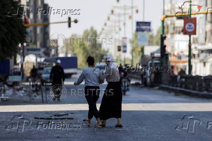 Aftermath of deadly clashes between Druze fighters, Sunni Bedouin tribes and government forces, in Sweida
