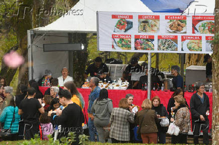 Inicio da Festa das Cerejeiras 2025 no Parque do Carmo