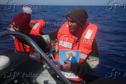 Sea-Watch 5 migrant search and rescue ship rescues migrants at the SAR zone off Libya