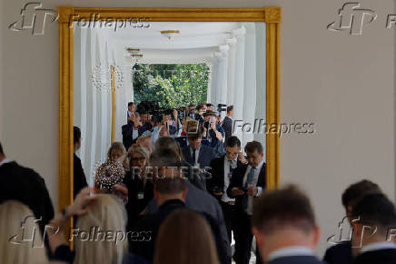 U.S. President Donald Trump meets Polish President Karol Nawrocki in Washington