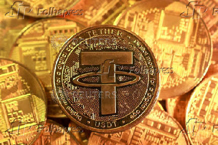 FILE PHOTO: Illustration shows representation of Tether stablecoin cryptocurrency