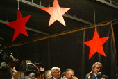 Lula em campanha para presidente em 2002