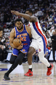 NBA: Playoffs-New York Knicks at Detroit Pistons