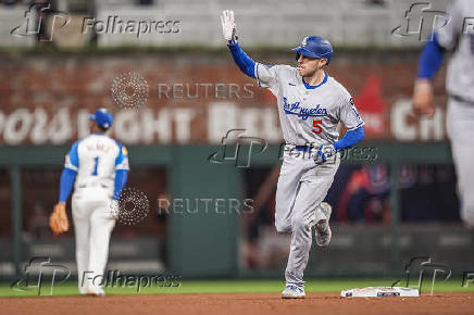 MLB: Los Angeles Dodgers at Atlanta Braves